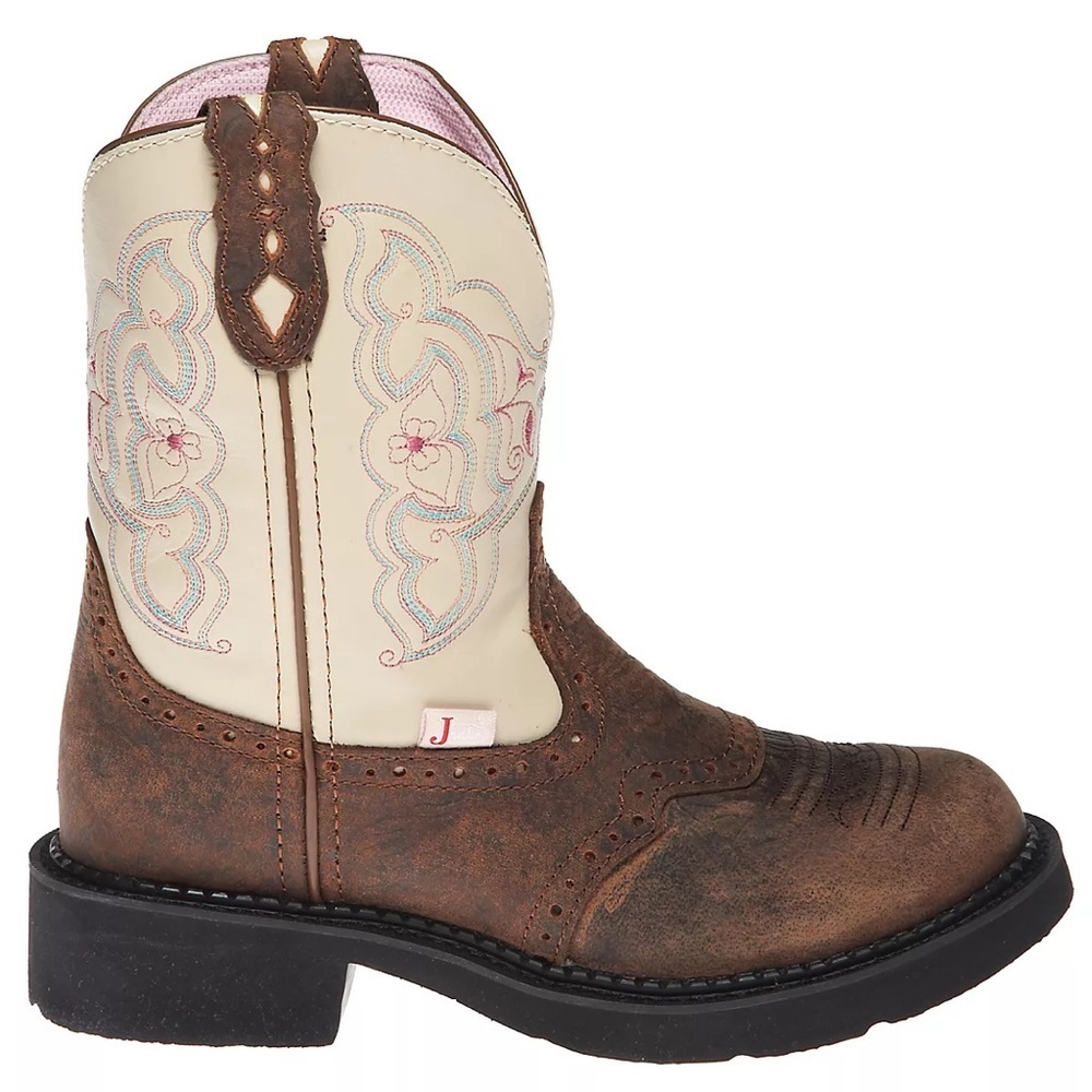 Justin Gypsy Brown Leather Western Boots Size 7.5